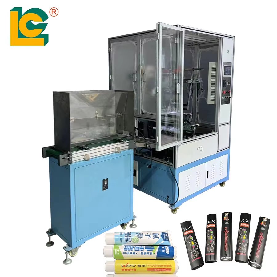 Chinese factory Automatic Soft Cosmetic Tube Thermal Heat Transfer Printing Machine for Skincare Tube