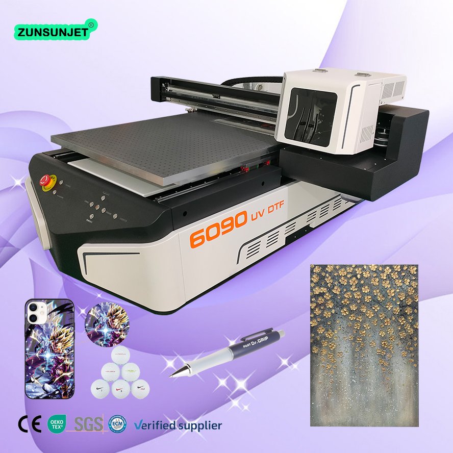6090 uv dtf flatbed uv dtf printer 60 90 with varnish