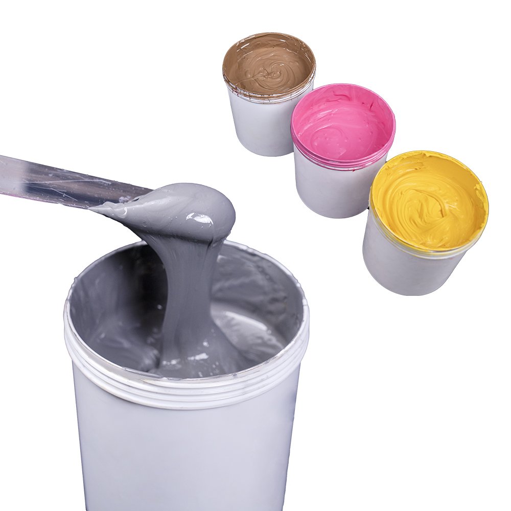 Manufacturing supplier transparent liquid silicone screen printing textile ink for garment printing silicone transfer printing
