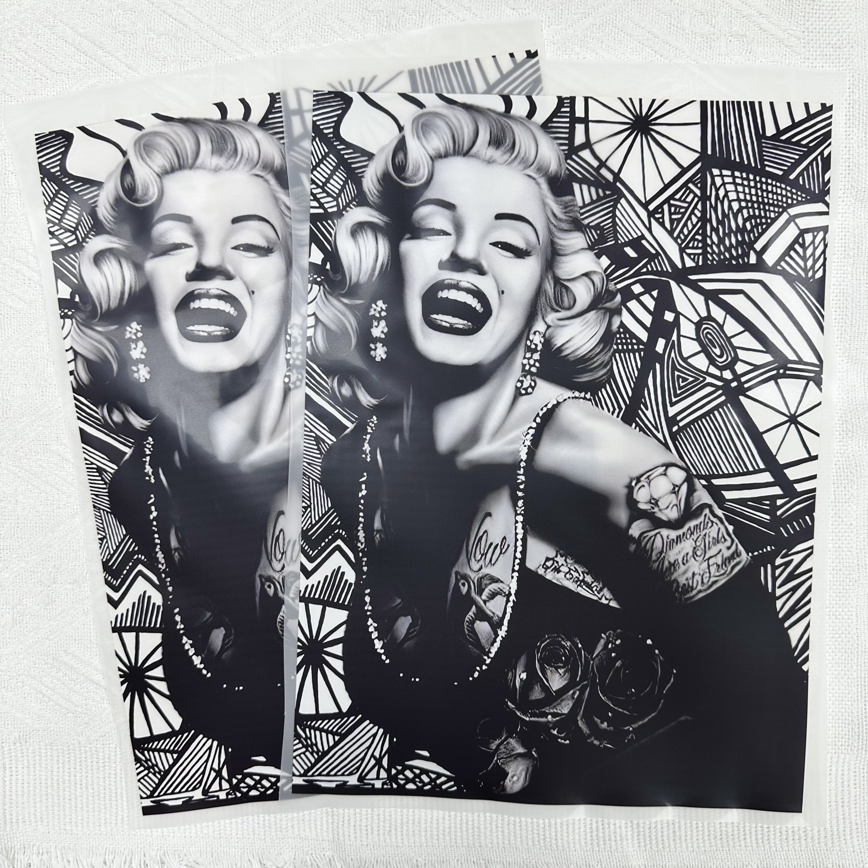 Heat press iron on transfers stickers for t shirts wholesale custom printed labels fashion hot selling dtf designs