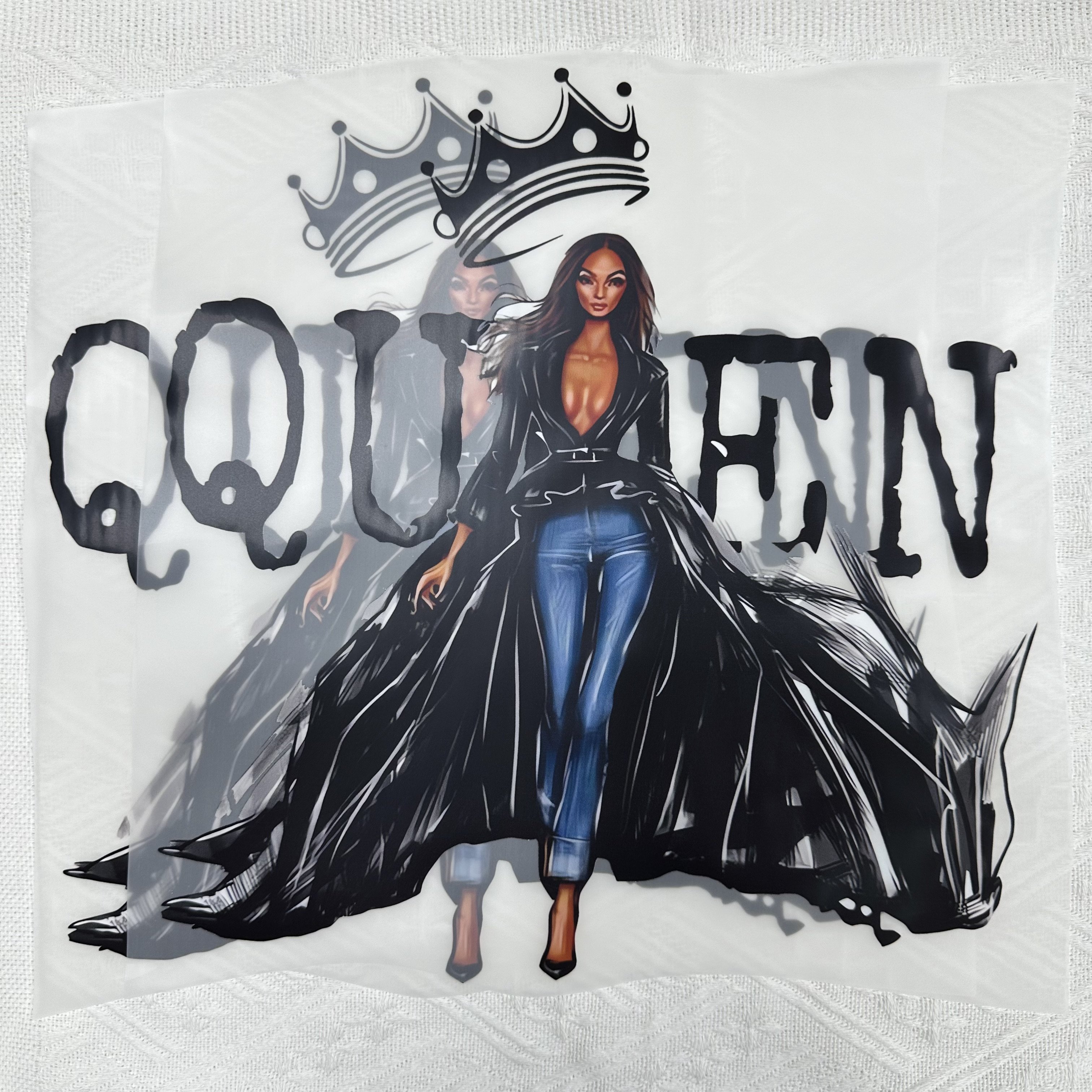 Heat press iron on transfers stickers for t shirts wholesale custom printed labels fashion hot selling dtf designs