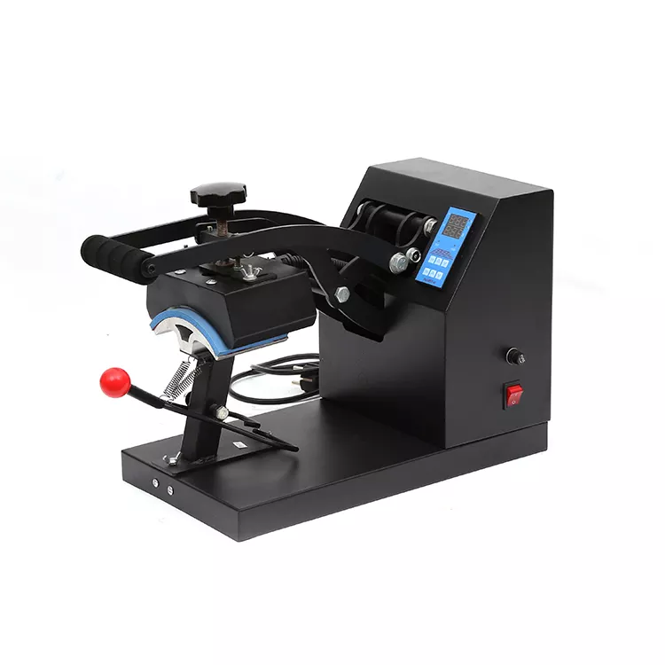 Guangzhou GED Semi-auto Cap Heat Press Transfer Printing Machine Hat Maquina De Sublimation