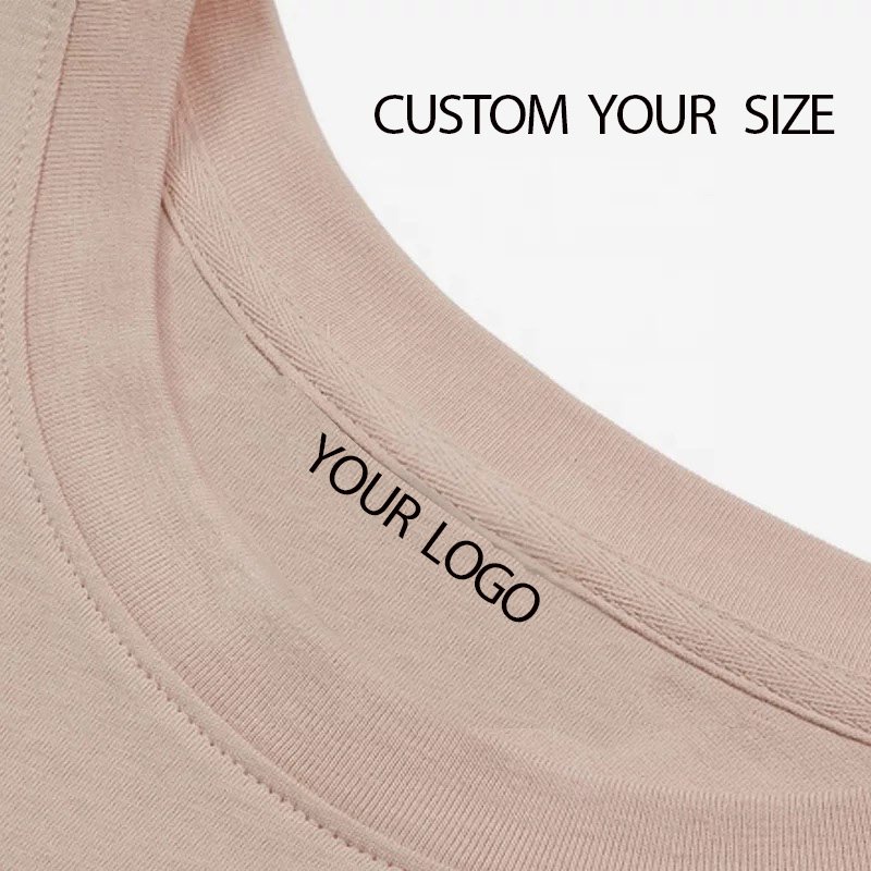 Wholesale Custom Size Color Brand Name Cloth Printing Heat Thermal Transfer Wash Care Neck Labels For T Shirts