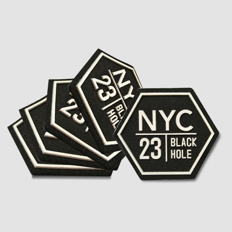 Custom soft etichetta abiti 3d silicone clothes rubber label stickers hot transfer brand logo for garment