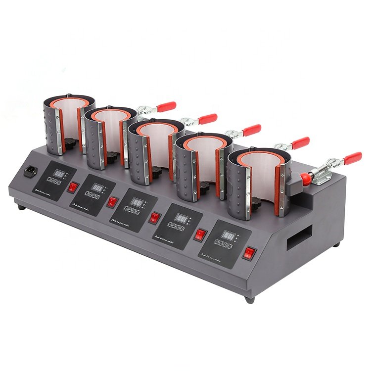 Guangyintong heat press machine Five table five in one toaster efficient heat transfer machine wholesale low price for printing