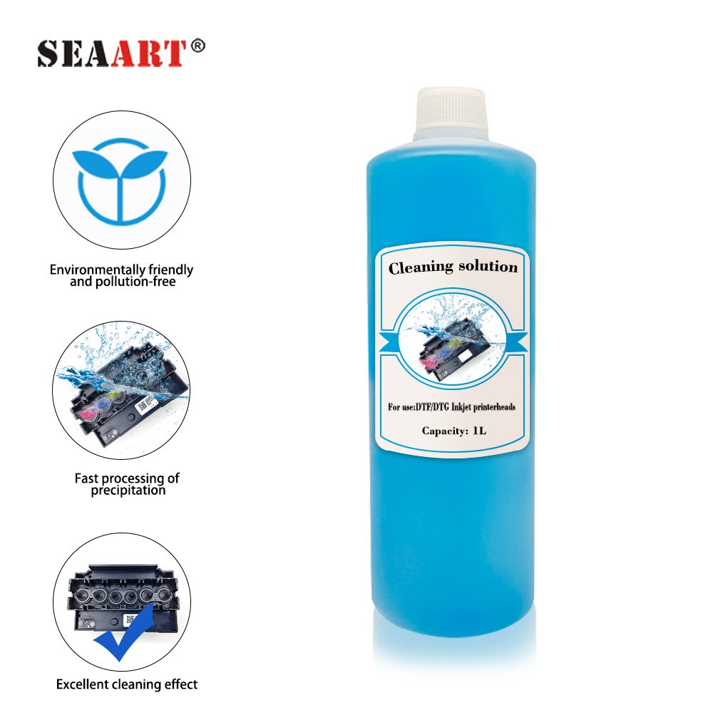 Cleaning Liquid Factory Price Direct To Transfer Film Printing Ink Cleaning Solution For DTF Ink 120ML 1000ML With Tools