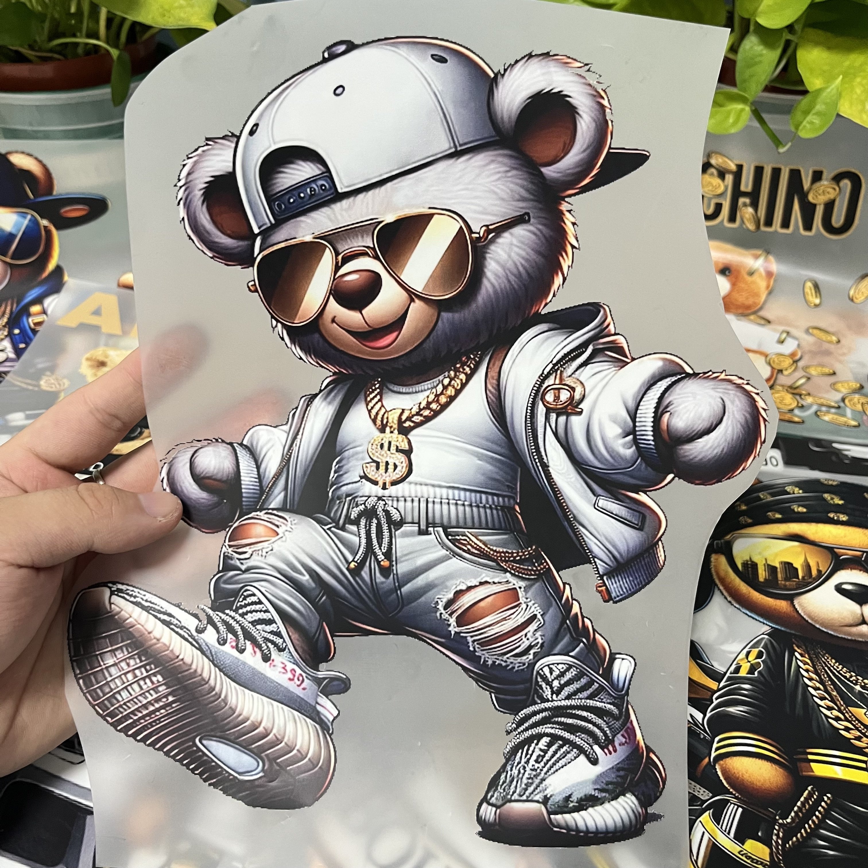 Factory Custom Dtf Transfers plastisol heat transfer screen prints transfers wholesale heat press logo print for clothing