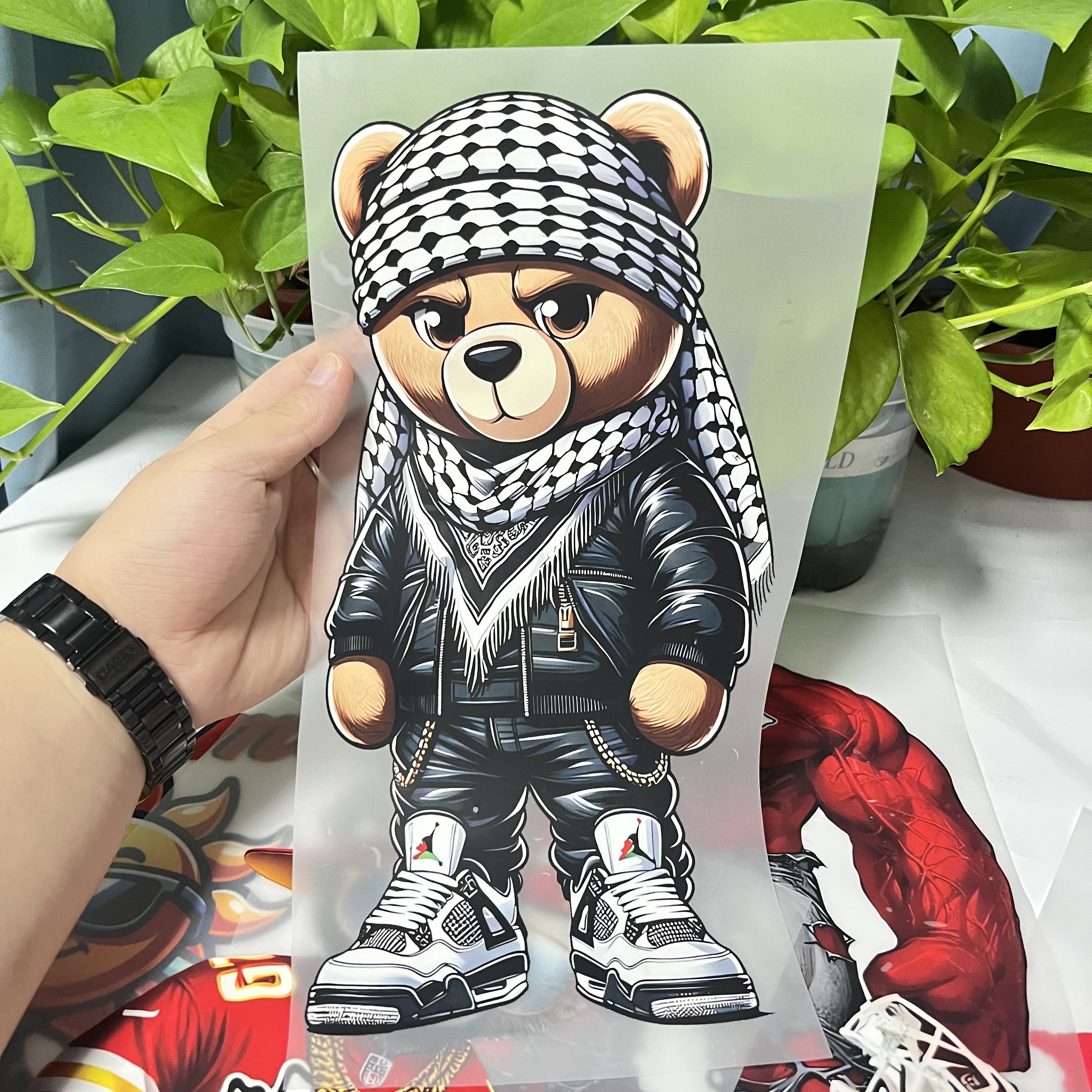 Factory Custom Dtf Transfers plastisol heat transfer screen prints transfers wholesale heat press logo print for clothing