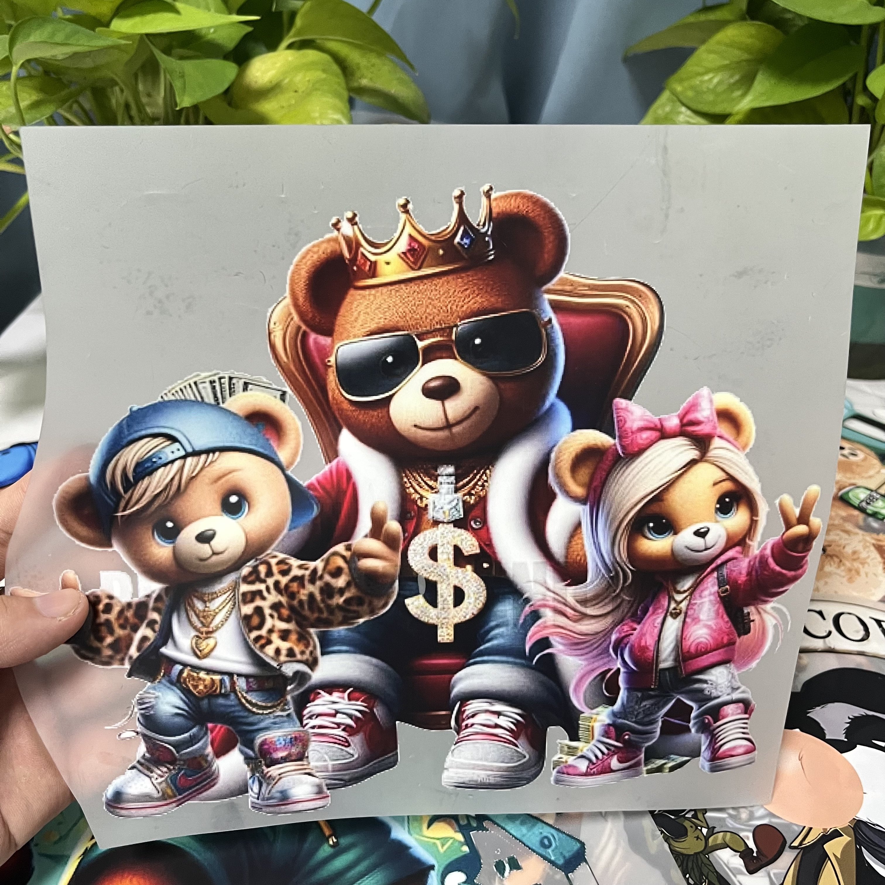 Factory Custom Dtf Transfers plastisol heat transfer screen prints transfers wholesale heat press logo print for clothing