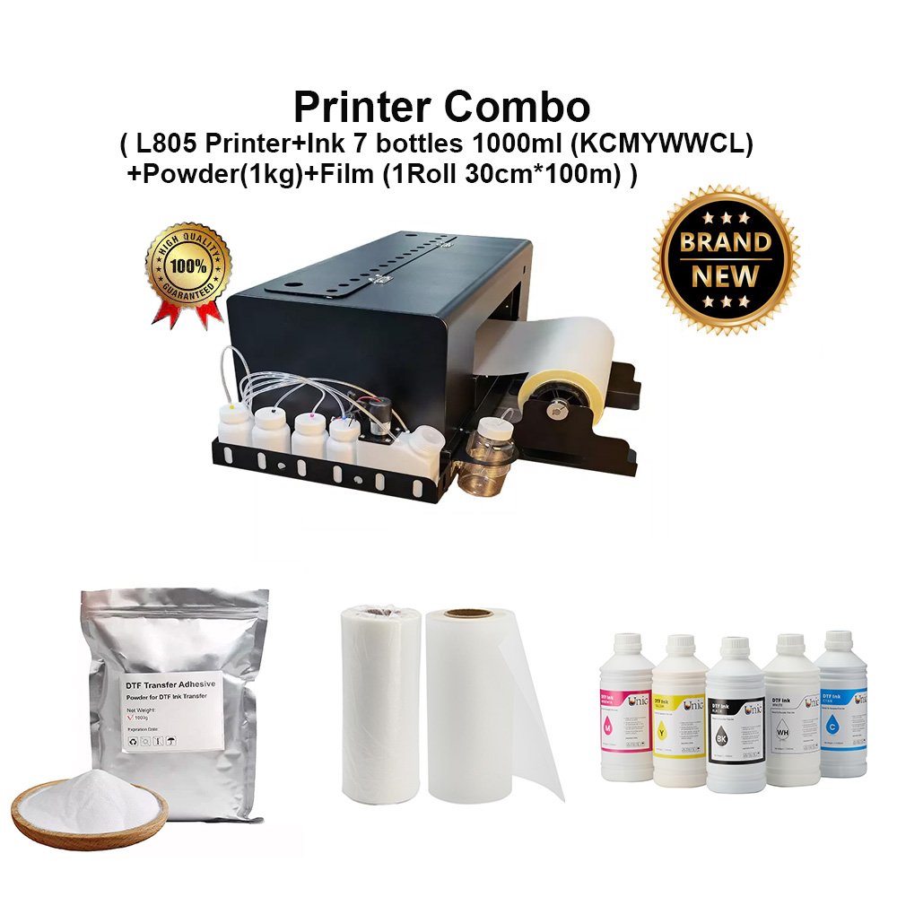 Unic A3 A4 A3+ DTF Pet Digital Roll or Sheet Impresora Heat Transfer Film Printing For Epson L1800 1390 Inkjet Printer