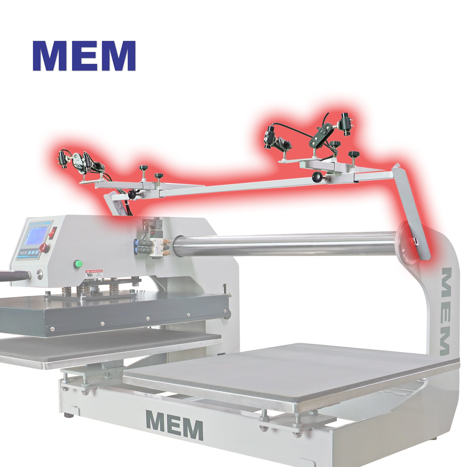 Heat transfer sublimation machine double 16 x 20 inch plate pneumatic heat press