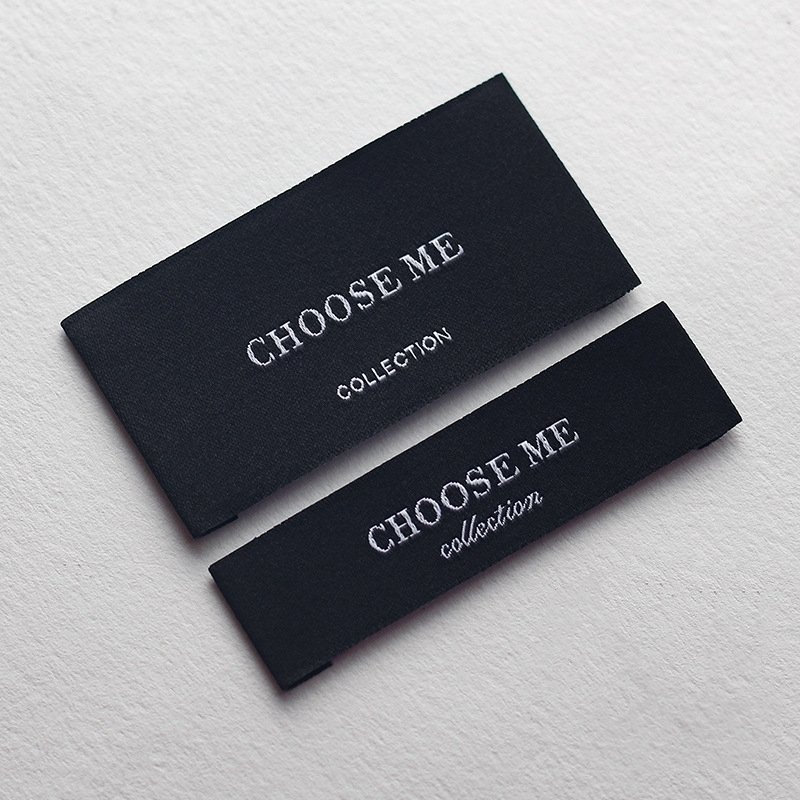 Wholesale Customized High Density 3D/Print Logo Label Brand Logo Woven Garment Tag Sustainable PVC Metal 'Iron On' Technique