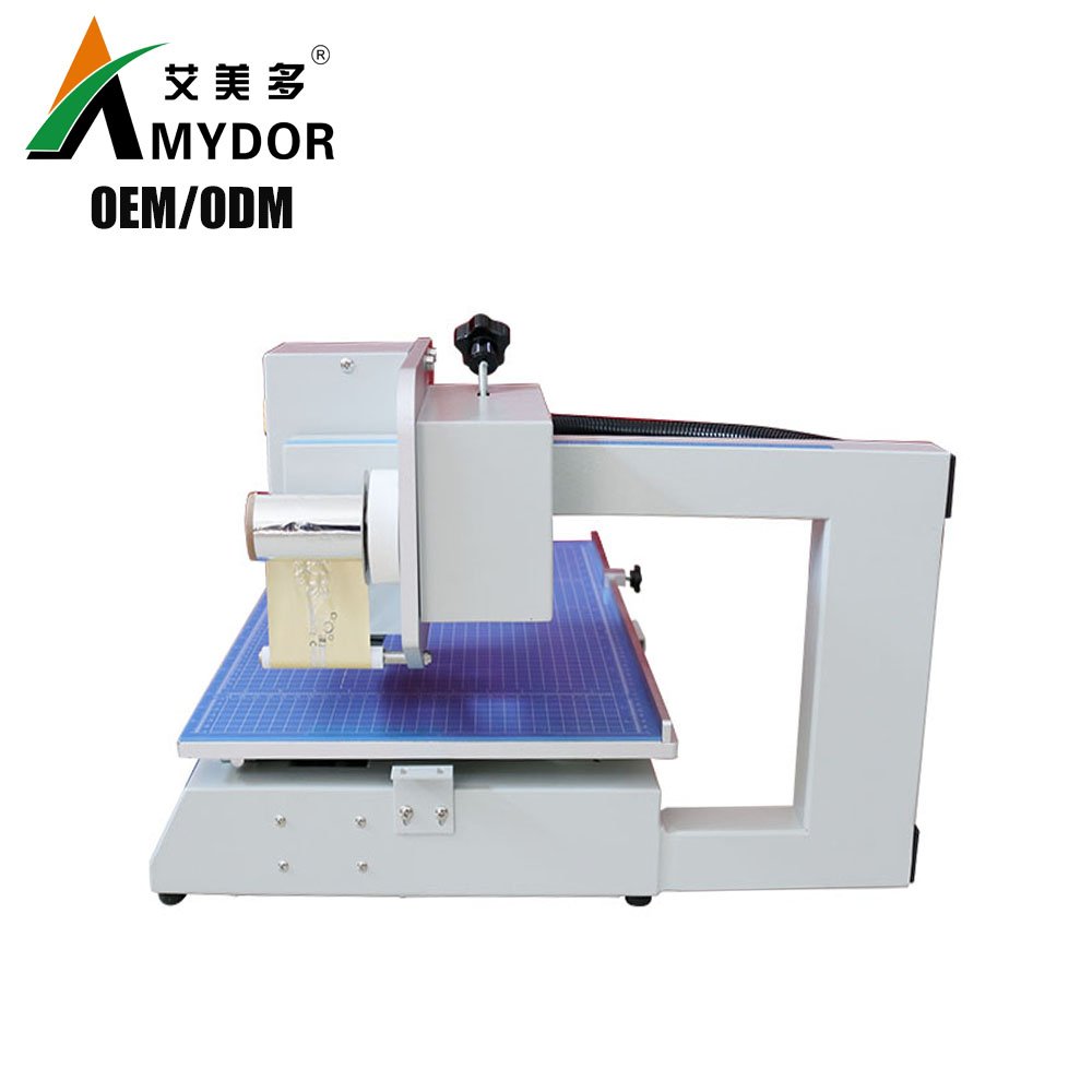 Amydor 8025 flatbed aluminum digital foil printer/foil Stamping Machine/gold foil printing machine