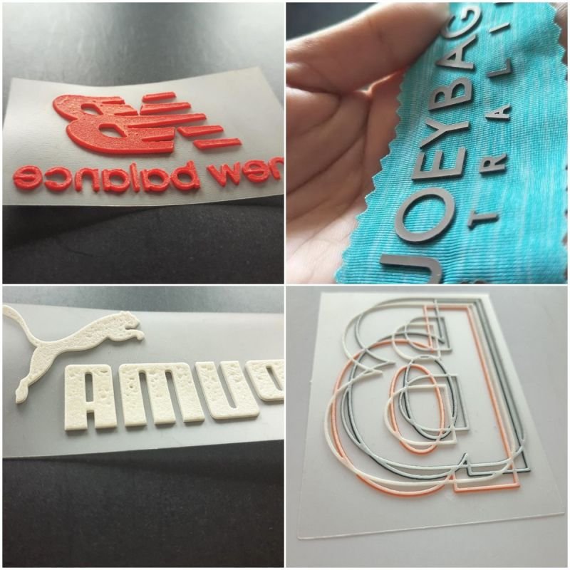 Factory Patch Heat Transfer Label Custom Iron Heat Press Logo Silicon on Transfer Printing for Pants