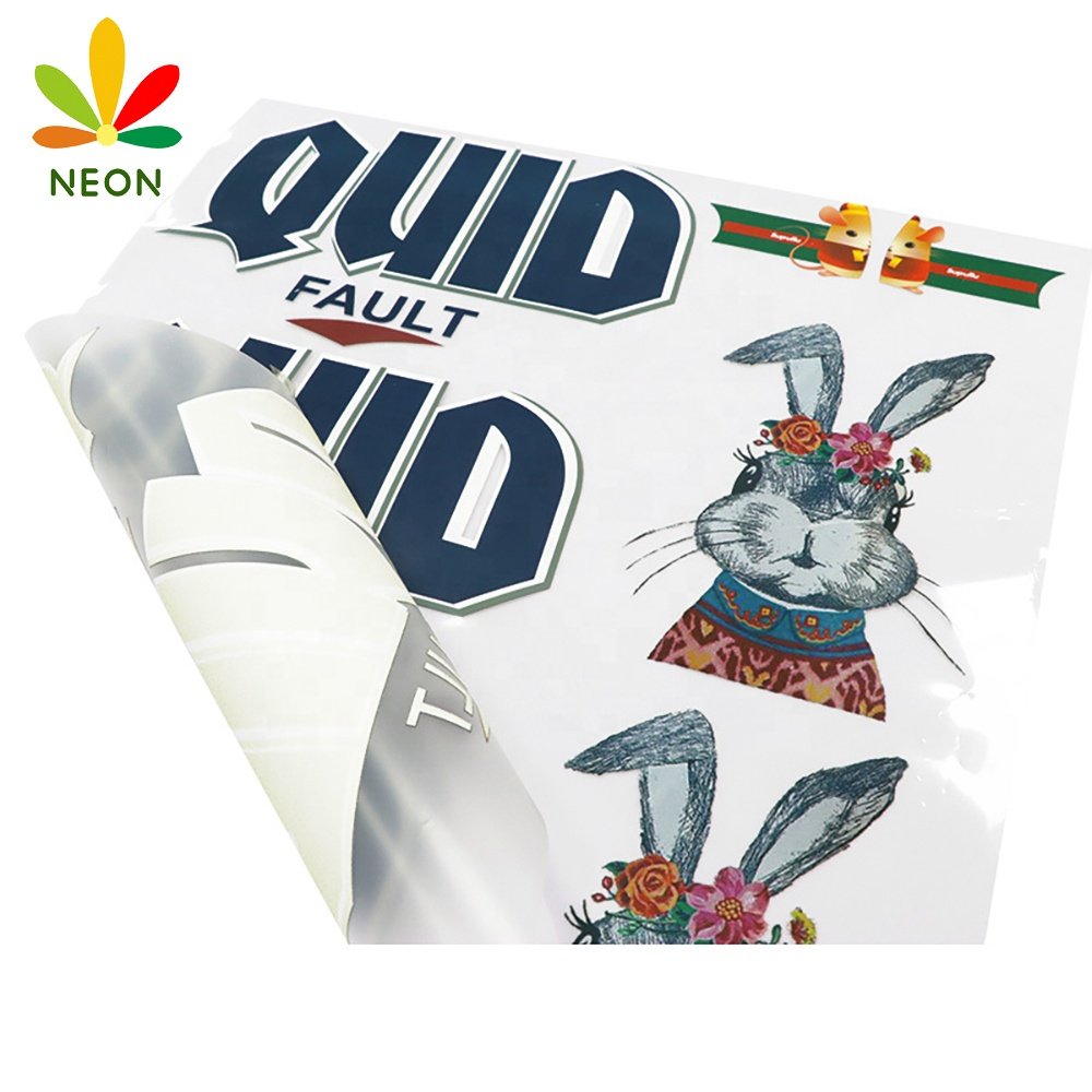 Plastisol Heat Transfers for T-Shirt Private Label Logo Heat Transfer Clothing Label