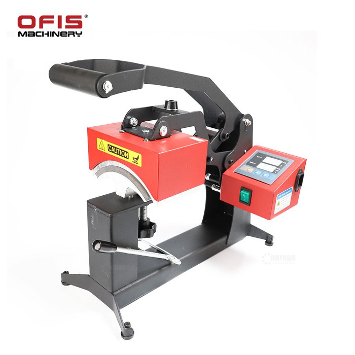 High Efficiency Electric Press Machine Heat Transfer Printing Manual Hat T-Shirt Paper Label Garment Printing Shops