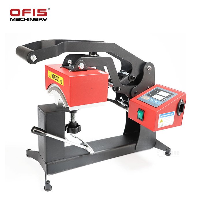 High Efficiency Electric Press Machine Heat Transfer Printing Manual Hat T-Shirt Paper Label Garment Printing Shops