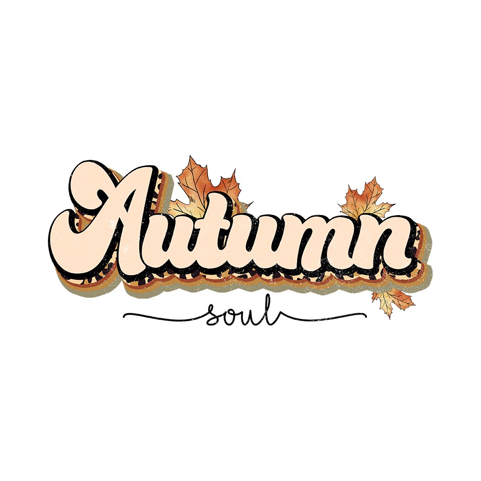 Autumn customized design DTF heat transfer logo labels sticker printing for t shirt