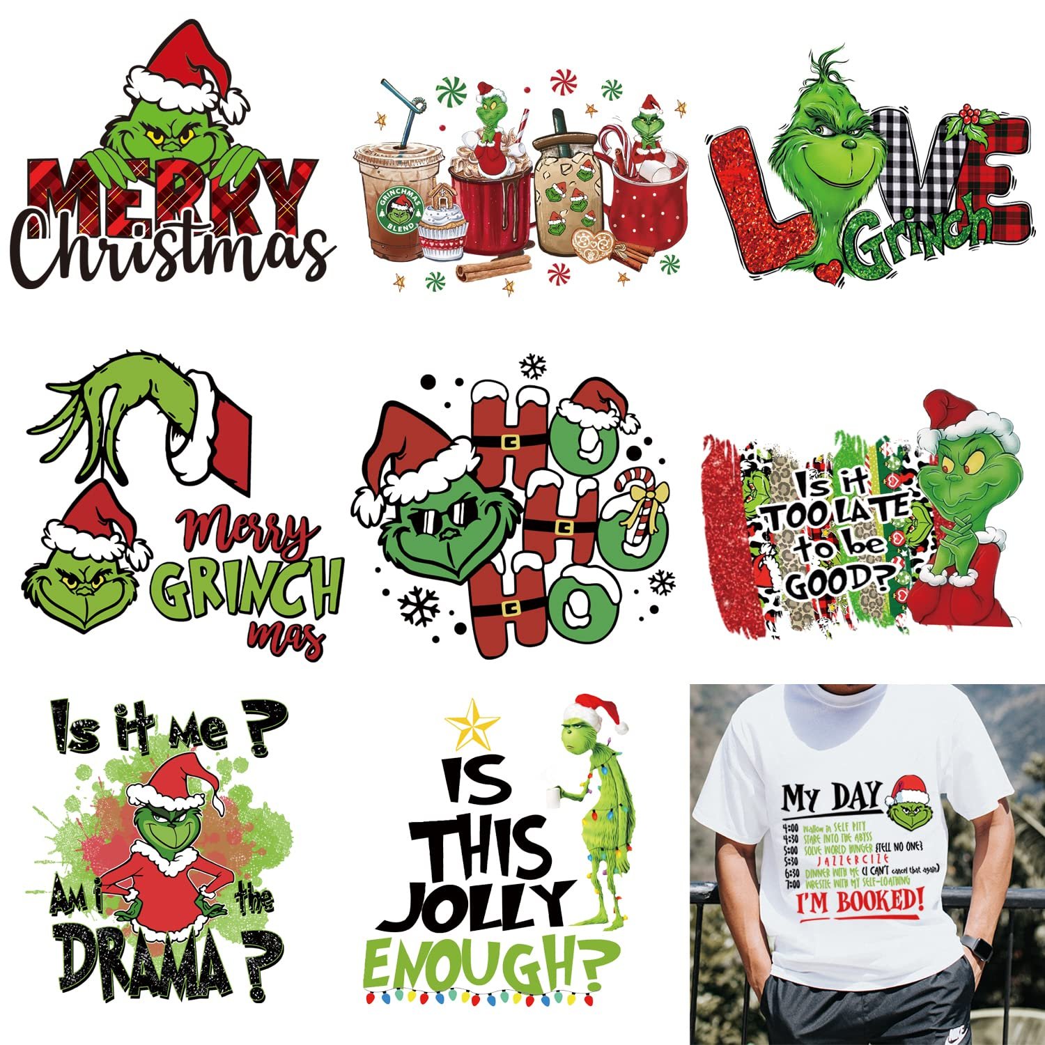 DTF Ready To Press Wholesale Custom Design Heat Press Stickers Transfer Heat Transfer Printing Stickers On T Shirt Fabric
