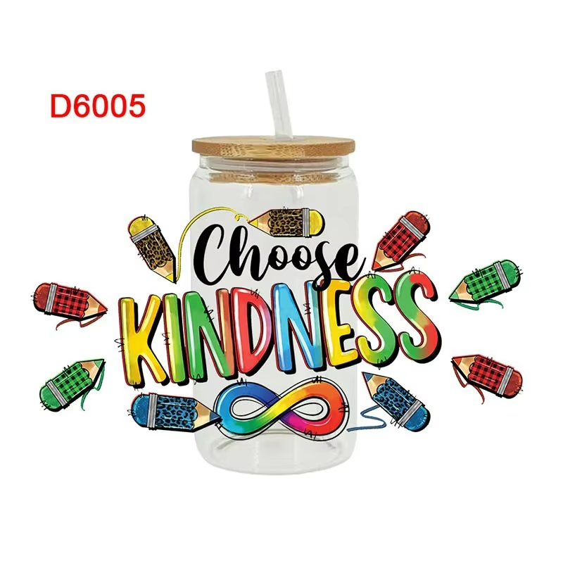 Wholesale DIY UVDTF Ready-to-Transfer Sticker Soft Heat Transfer Printing Design for Direct UVDTF
