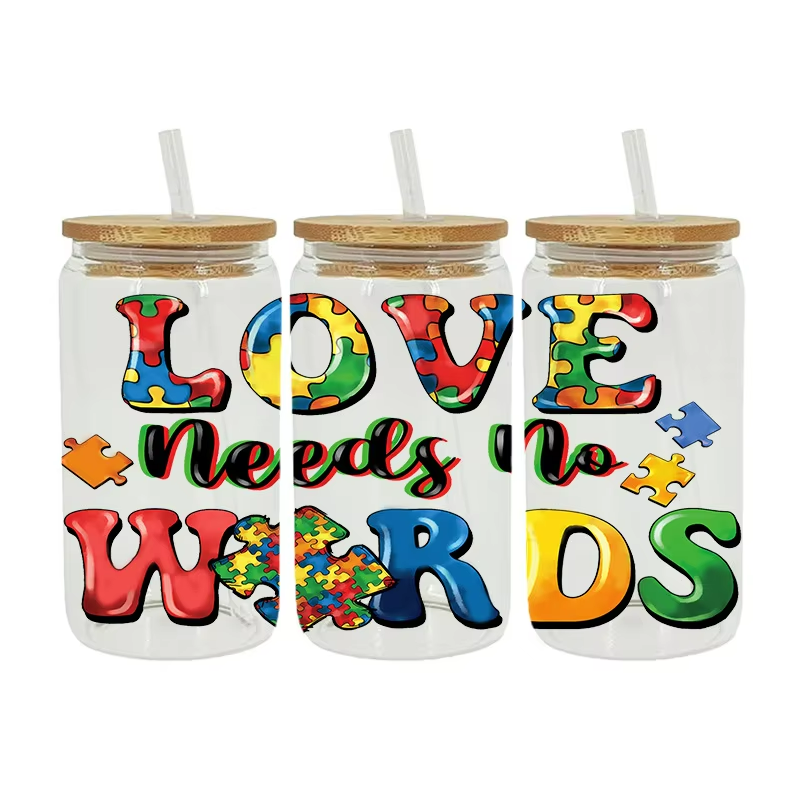 Wholesale DIY UVDTF Ready-to-Transfer Sticker Soft Heat Transfer Printing Design for Direct UVDTF
