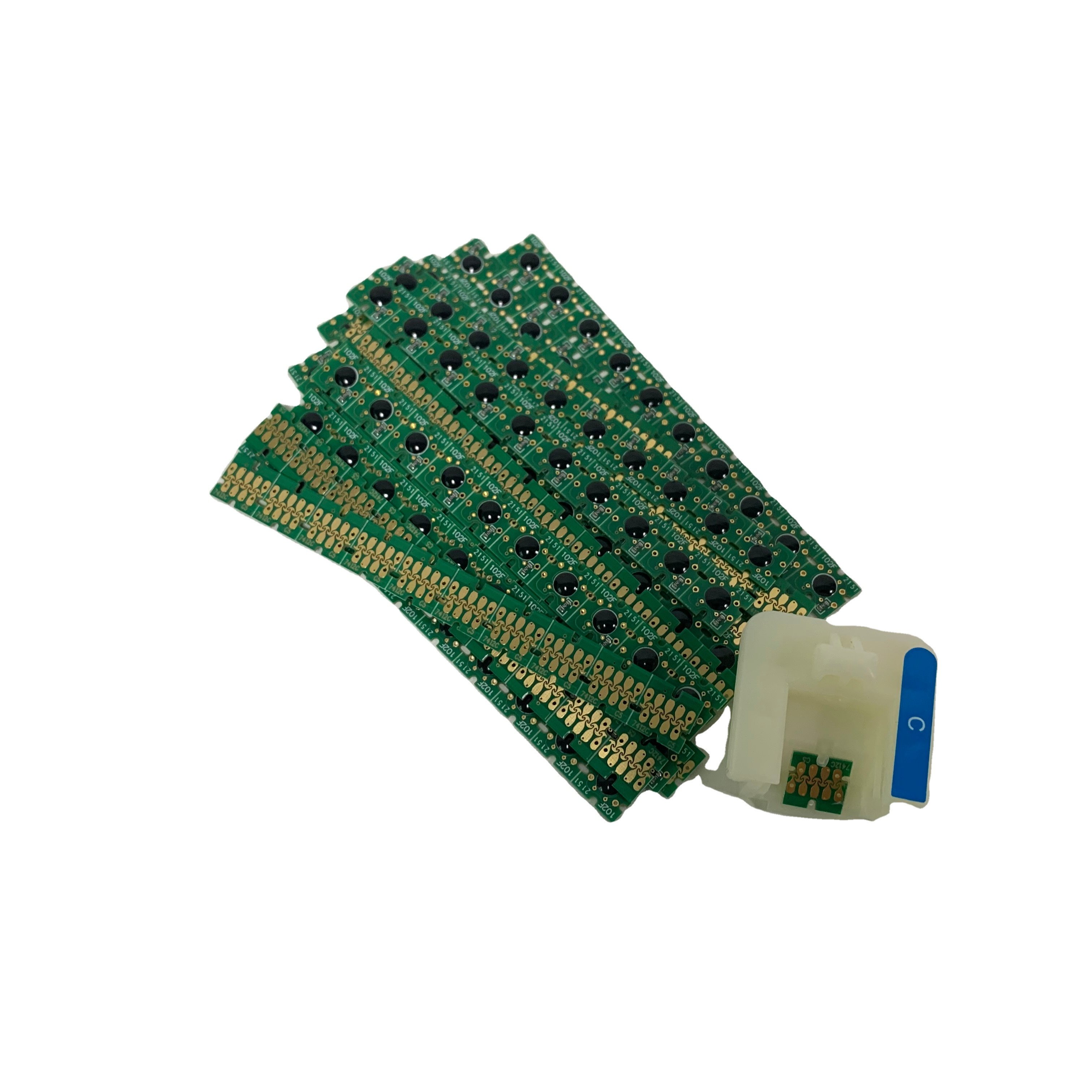 Guangzhou Qijun T7412 one time chip epson ink chip for f6200