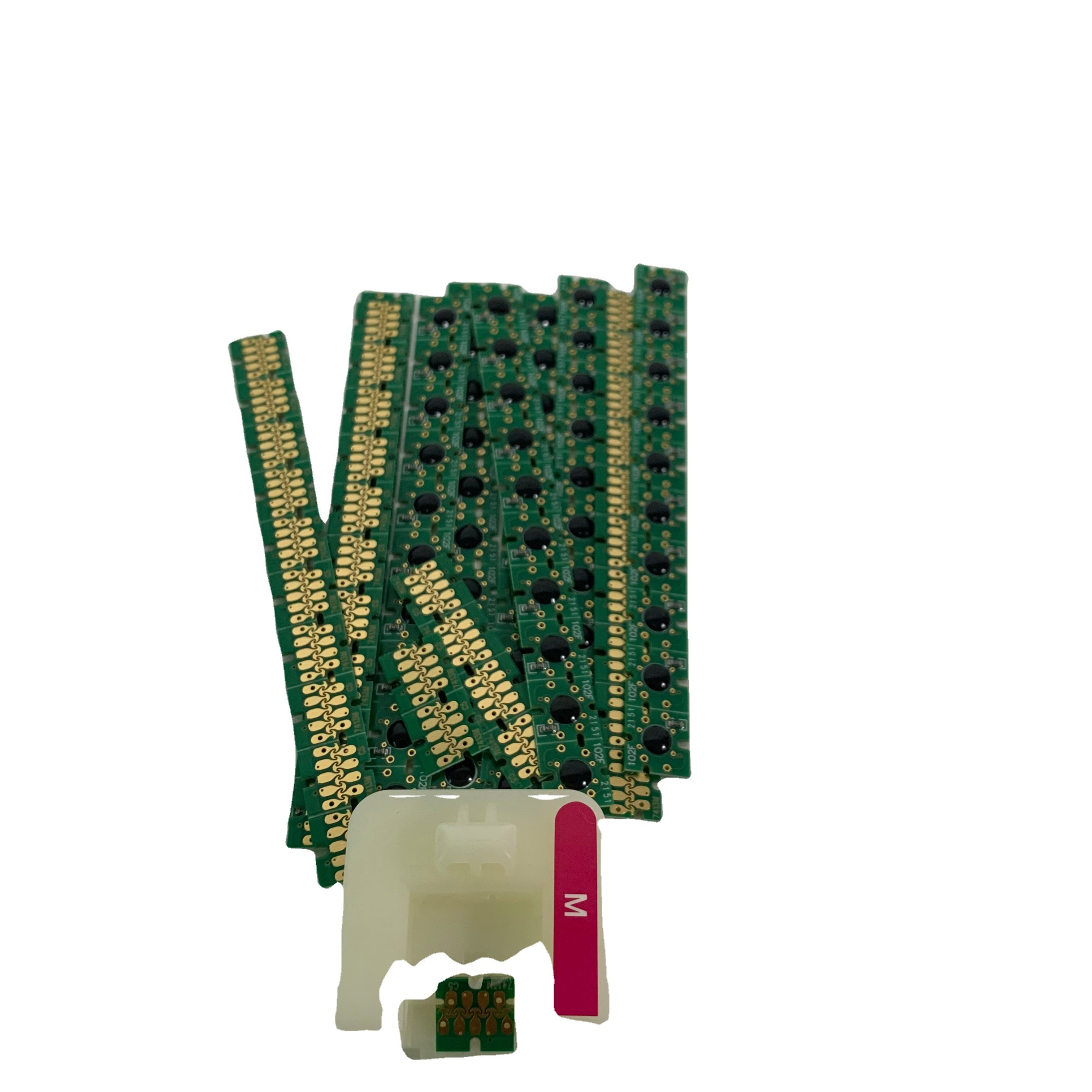 Guangzhou Qijun T7412 one time chip epson ink chip for f6200