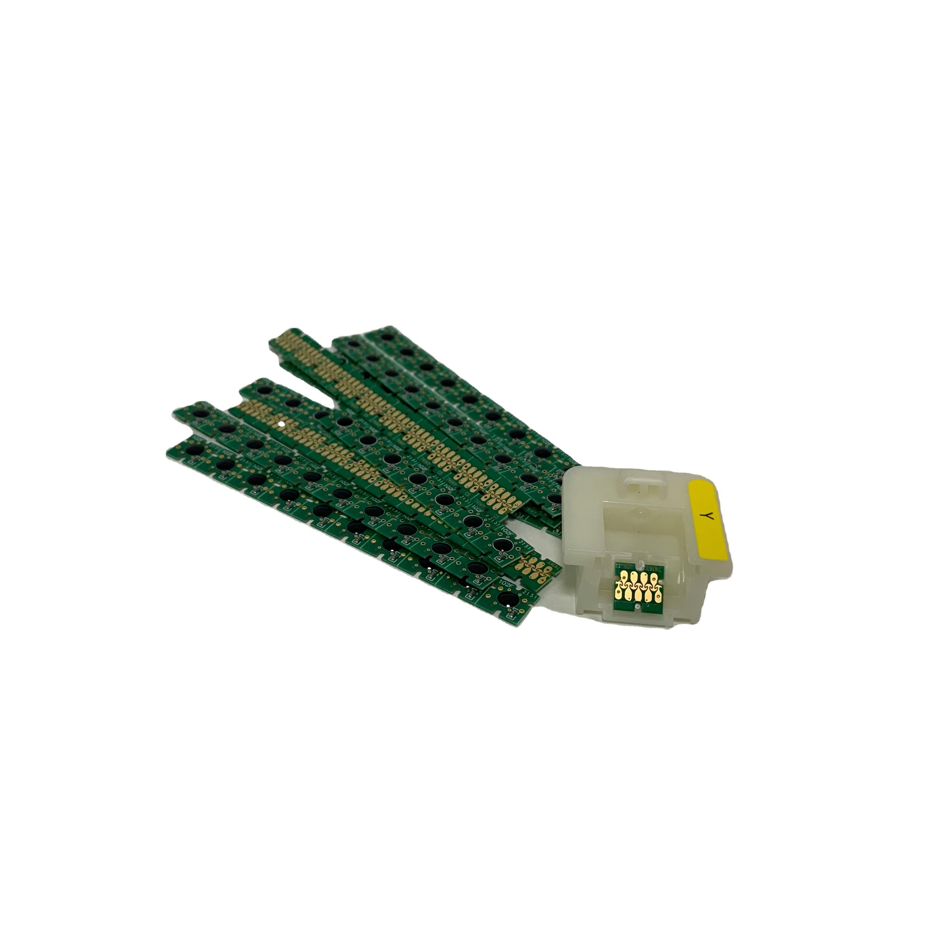 Guangzhou Qijun T7412 one time chip epson ink chip for f6200