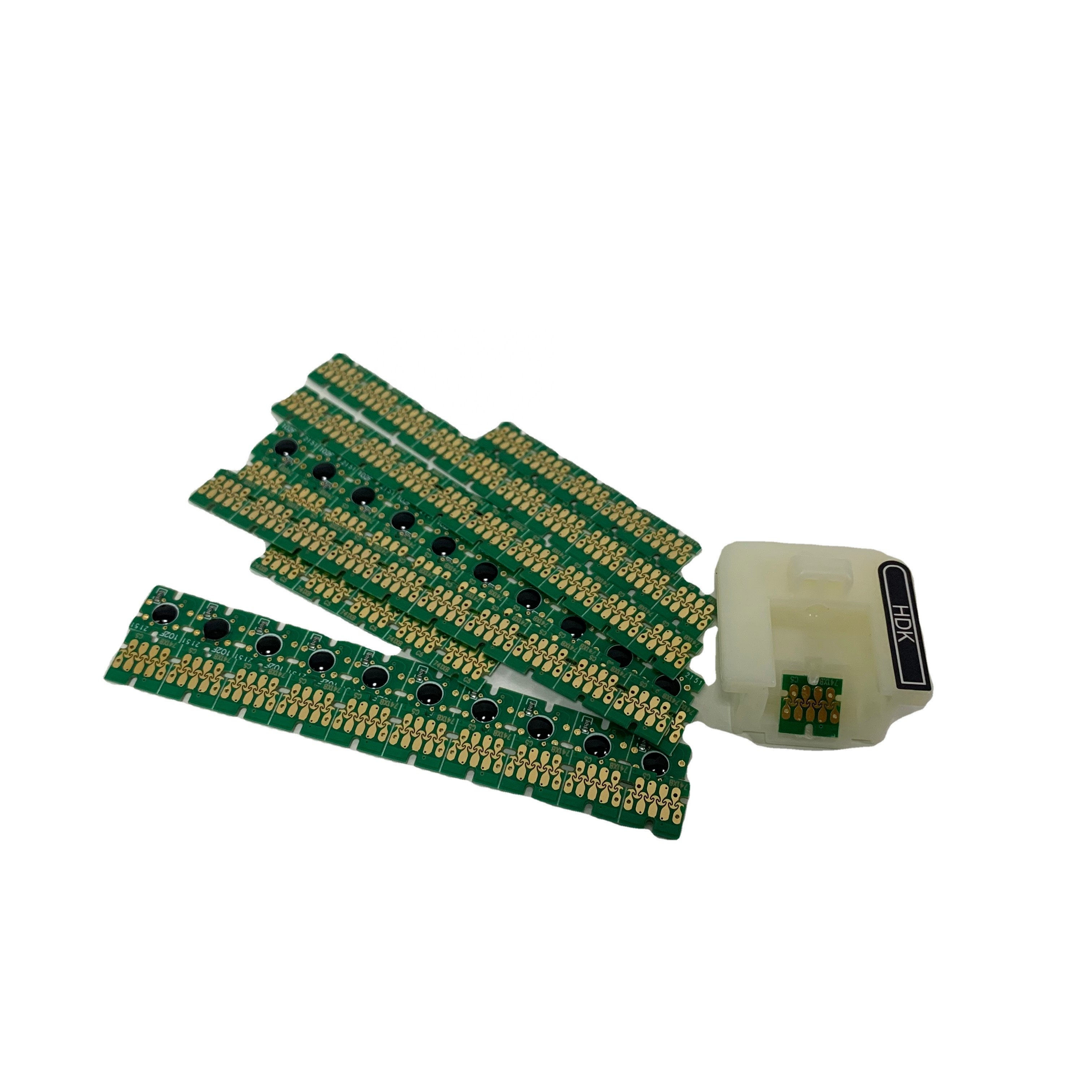 Guangzhou Qijun T7412 one time chip epson ink chip for f6200