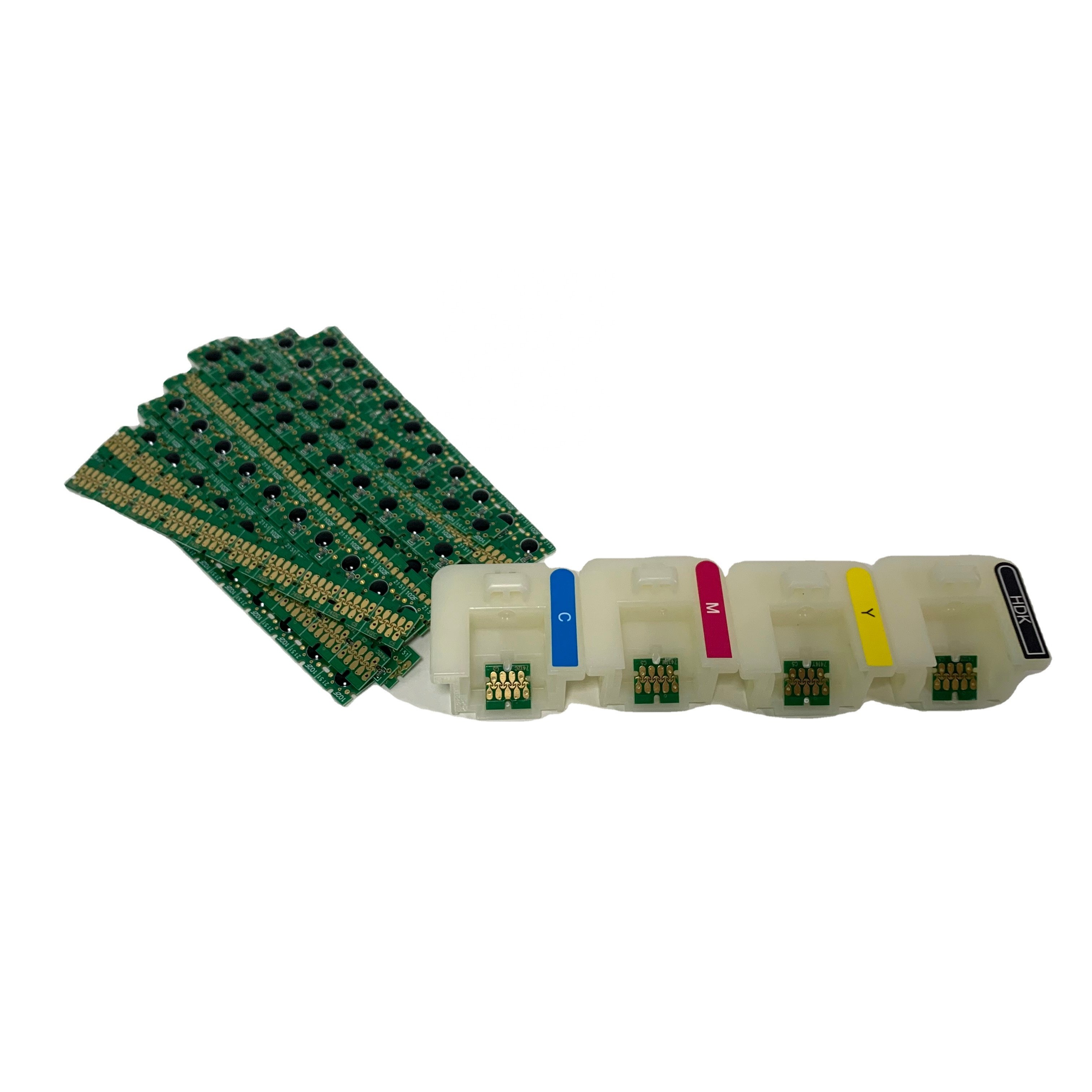 Guangzhou Qijun T7412 one time chip epson ink chip for f6200
