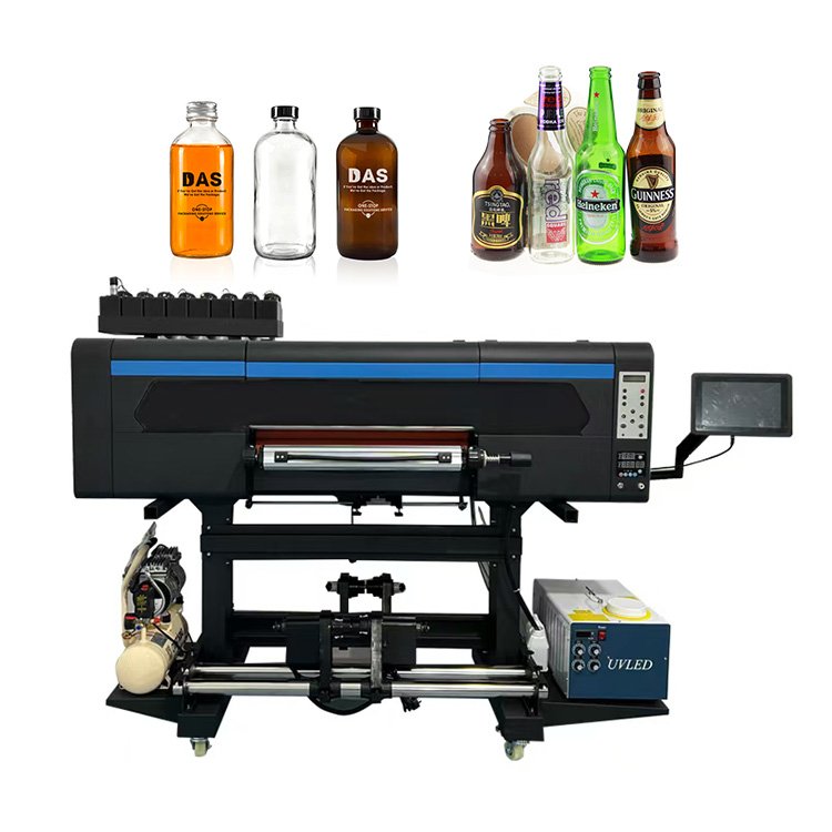 The Best 60cm Roll To Roll Uv DTF PET Film 4 Head Uv-DTF Digital Printer For Sticker Cup Warp Transfer Printing