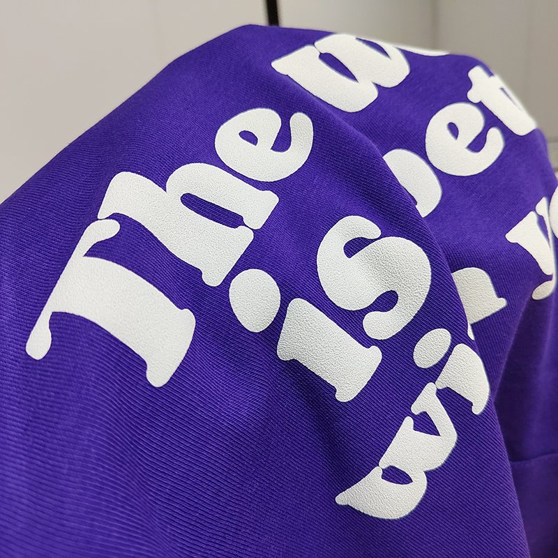 Custom Puff Heat Transfer Printing Vinyl Lovely Bear Letter Logo Transfer On Clothes Heat Transfer Vinyl Logo