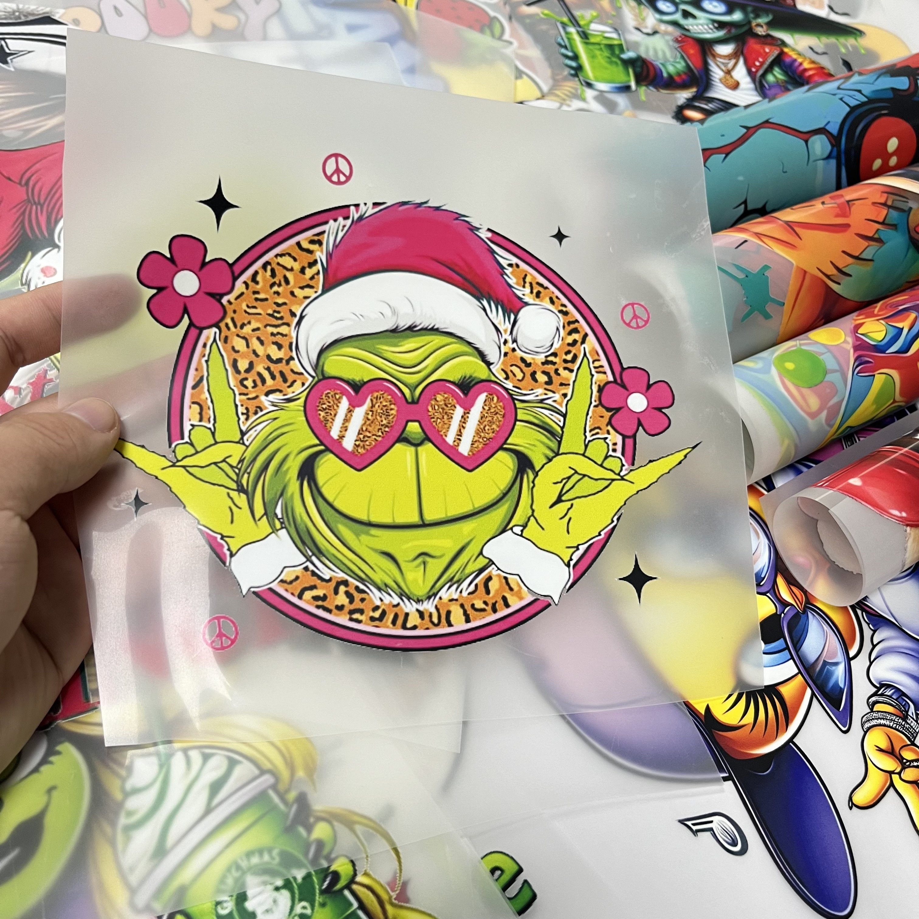 Hot Sale Custom DTF Heat Press Transfers Vinyl New Design Heat Transfer Stickers Transfer Printing Genre dtf