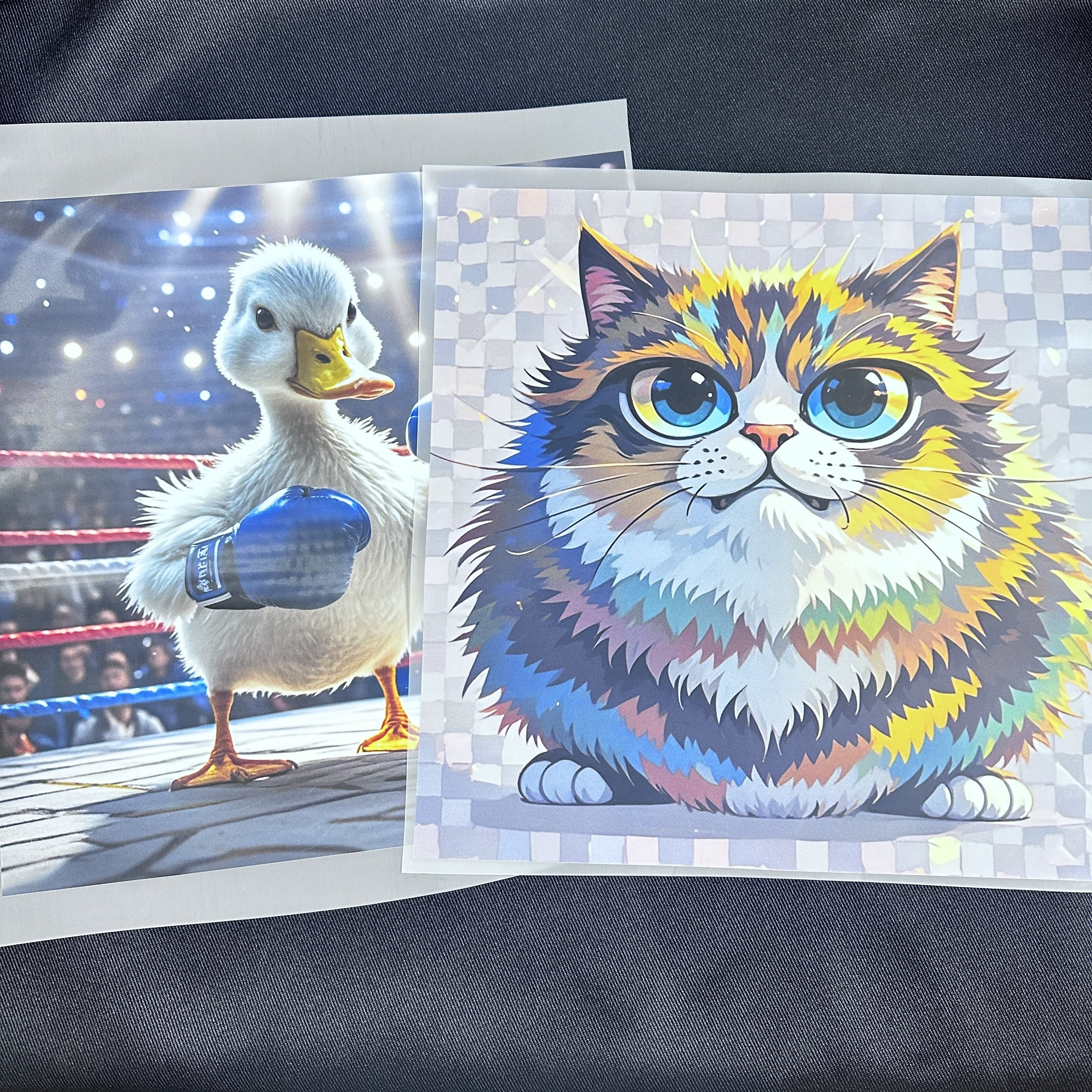 Cartoon Iron on Decals Vinyl Patch Dtf Heat Transfer Ready to Press Screen Print Transfers Dtf Transfers for Garments