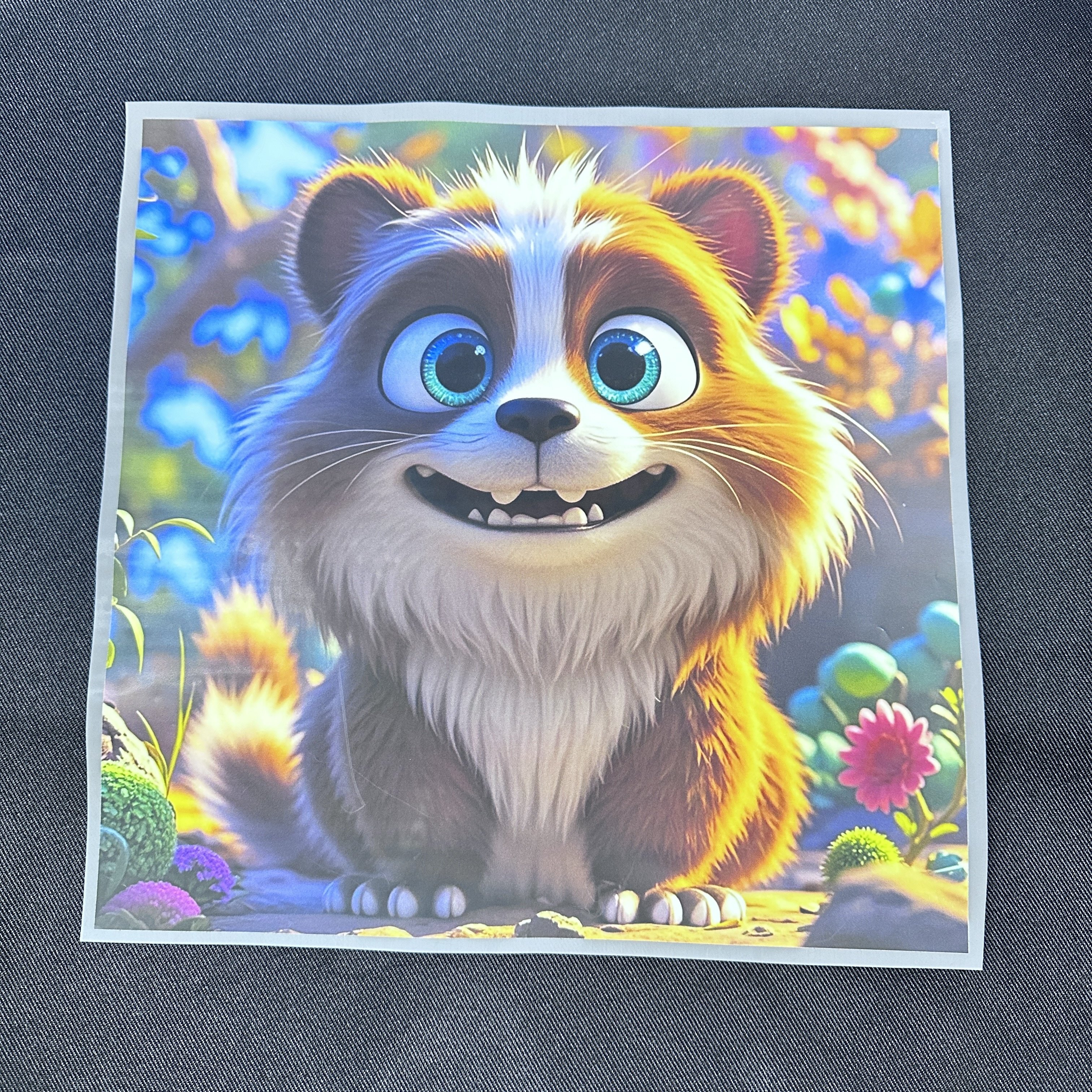 Cartoon Iron on Decals Vinyl Patch Dtf Heat Transfer Ready to Press Screen Print Transfers Dtf Transfers for Garments