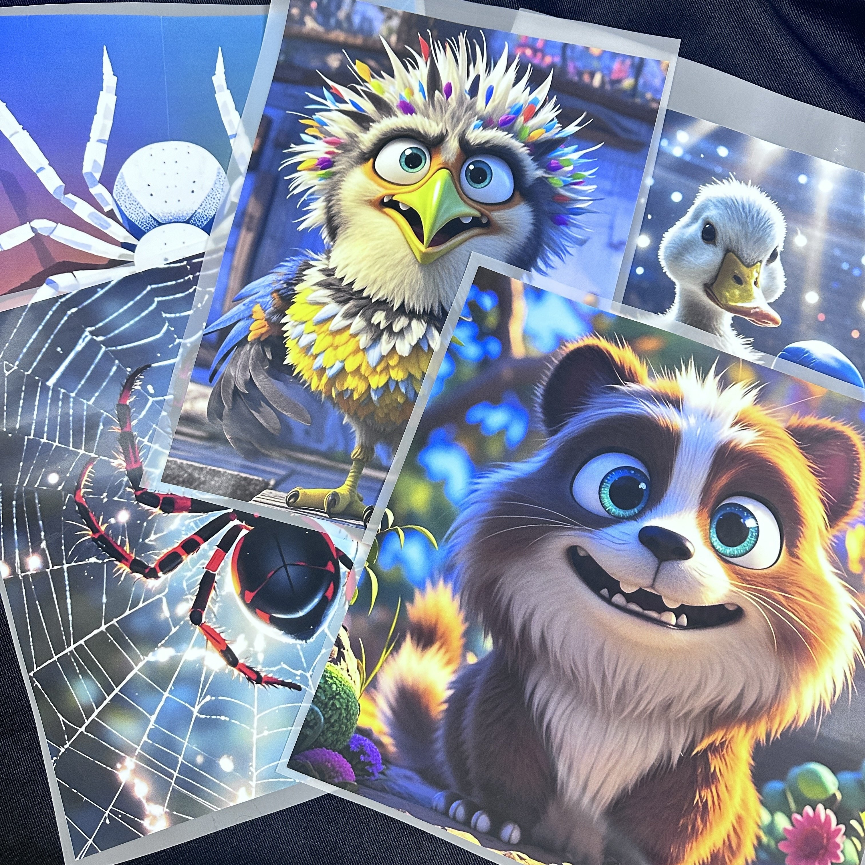 Cartoon Iron on Decals Vinyl Patch Dtf Heat Transfer Ready to Press Screen Print Transfers Dtf Transfers for Garments