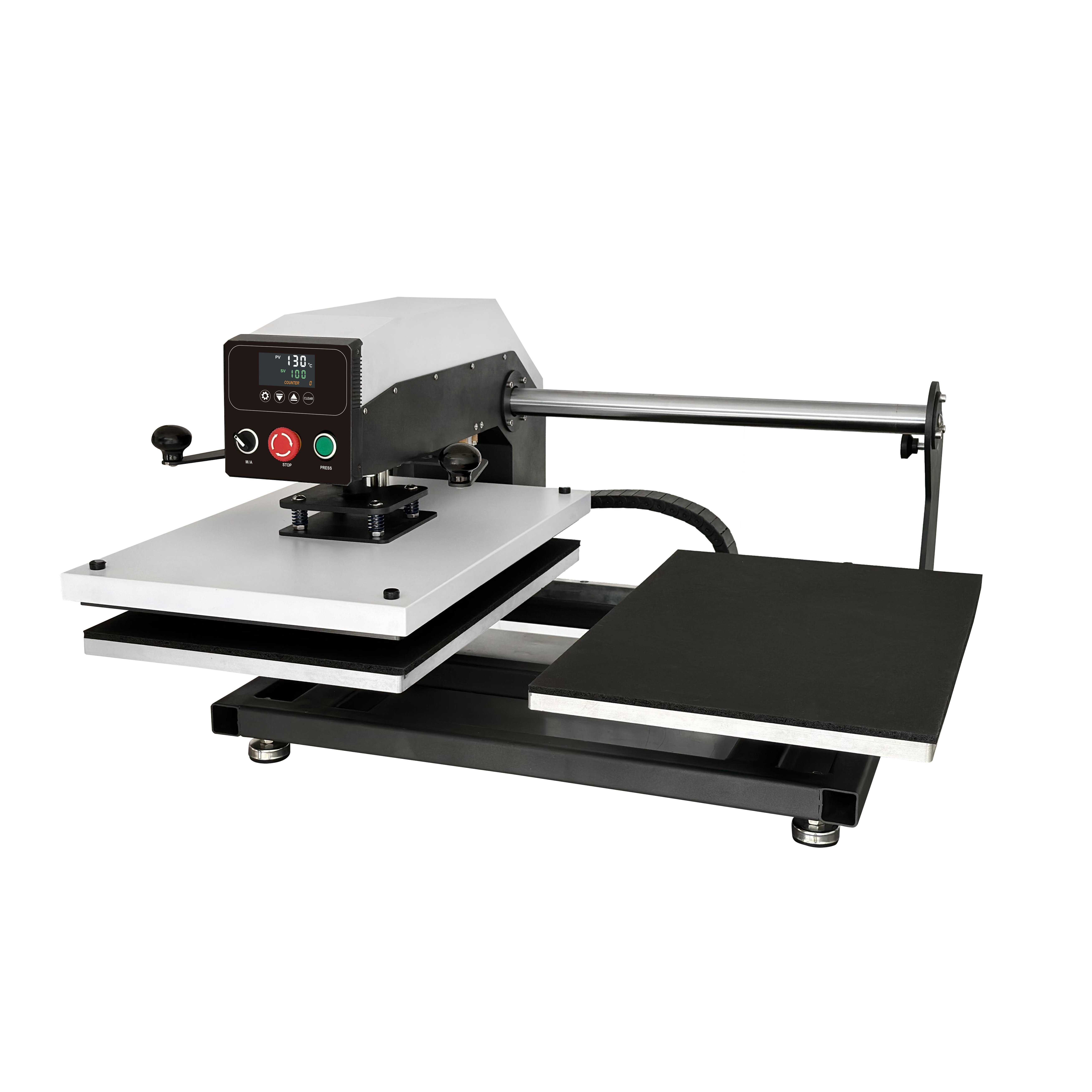 Auto Open Heat Press Heat Press Machines For T-shirt Double Station Pneumatic Heat Press Machine