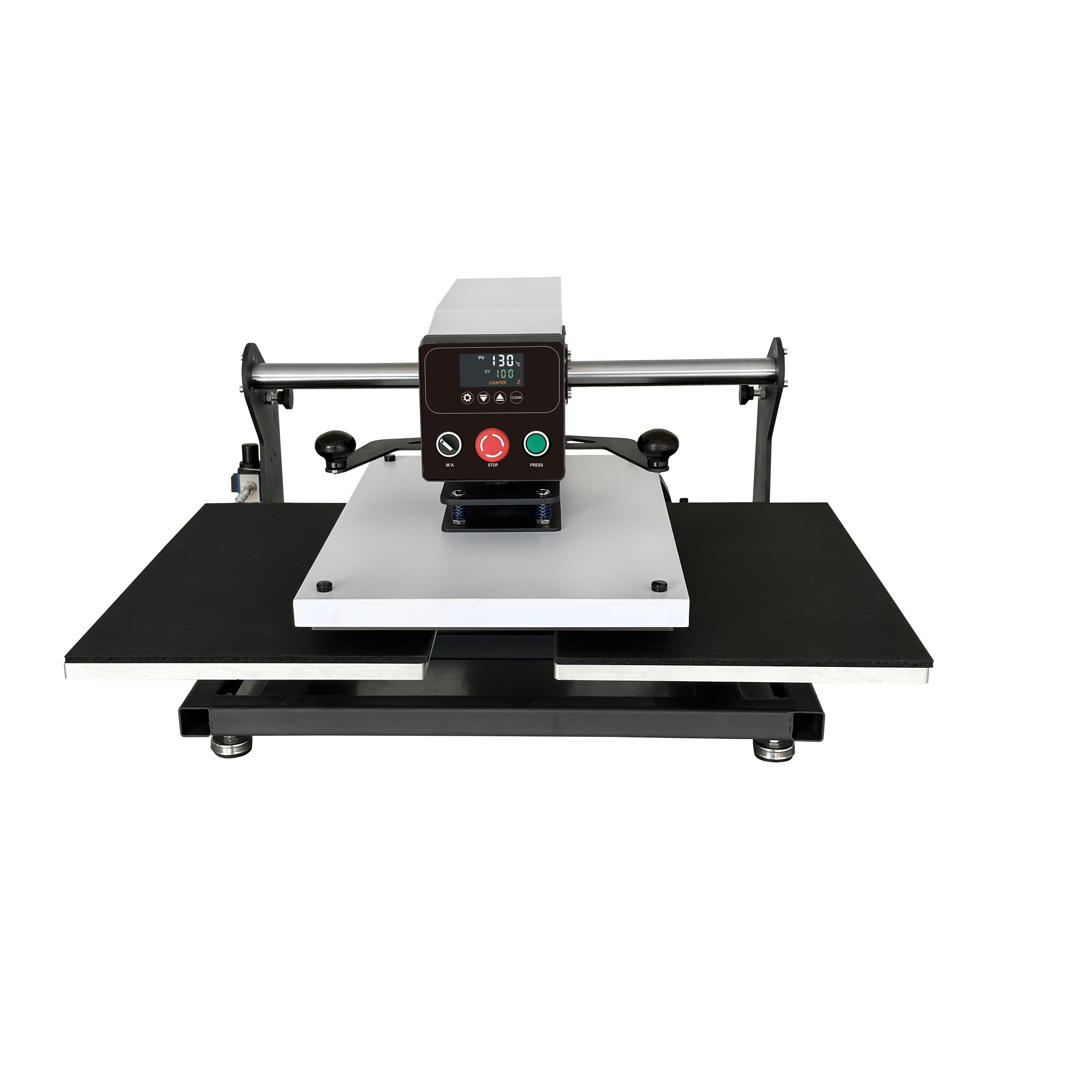 Auto Open Heat Press Heat Press Machines For T-shirt Double Station Pneumatic Heat Press Machine