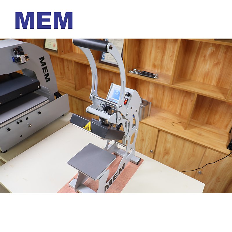 MEM wholesale 15*15 cm Sublimation label printer 15*15 cm manual heat press machine