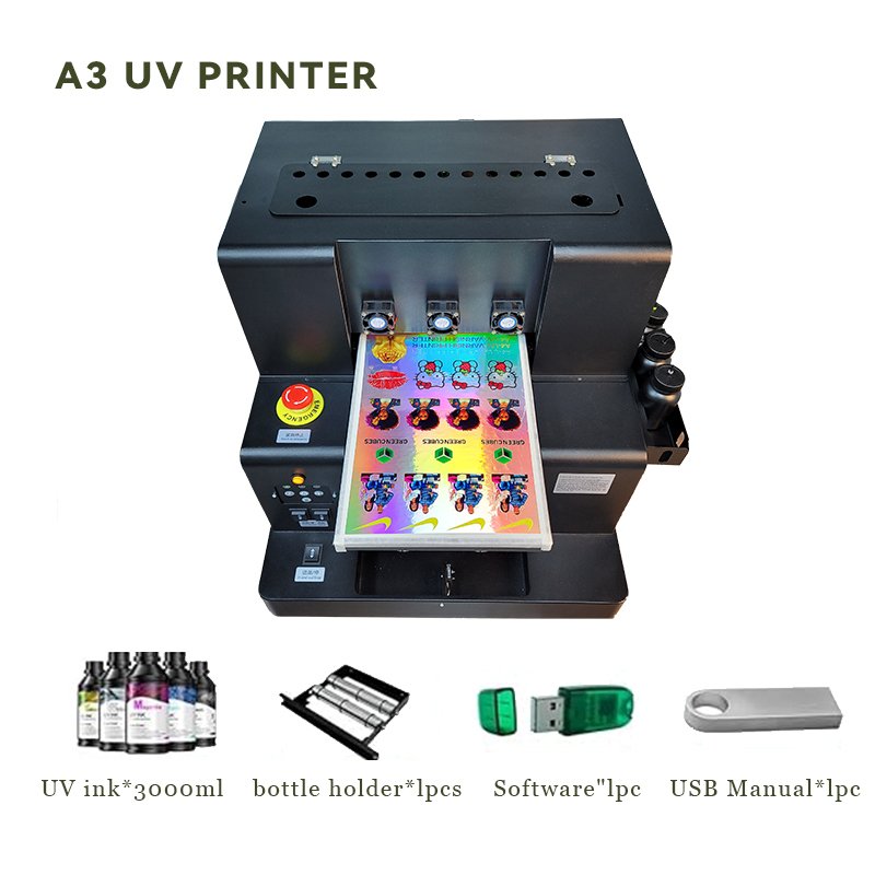 A3 DTF Printer 30cm DTF T-shirt Sticker Transfer Printing Machine XP600 DTF Inkjet Printer For T shirts