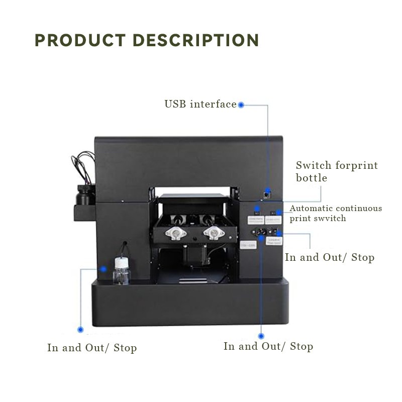 A3 DTF Printer 30cm DTF T-shirt Sticker Transfer Printing Machine XP600 DTF Inkjet Printer For T shirts