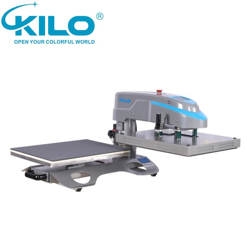 KILO 220/110V 3.5 Power Automatic Swing Away T Shirt Heat Transfer Machine Pneumatic Heat Press Machine