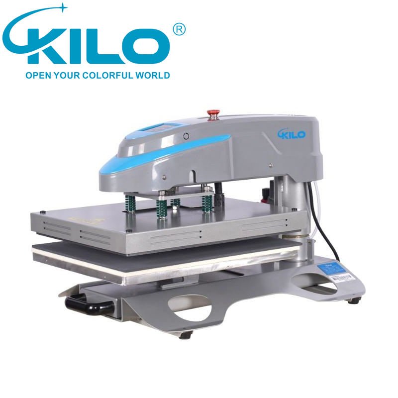 KILO 220/110V 3.5 Power Automatic Swing Away T Shirt Heat Transfer Machine Pneumatic Heat Press Machine