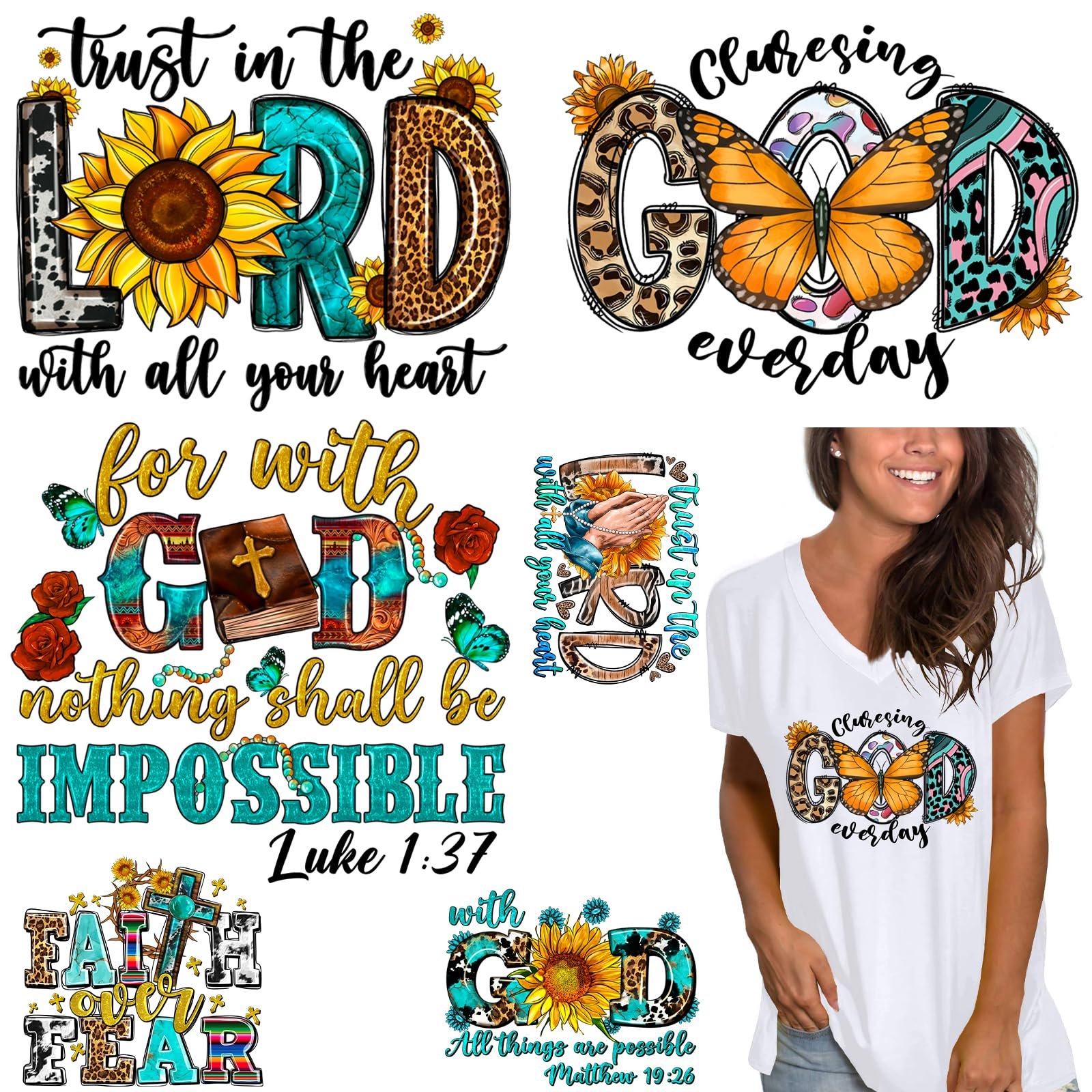 DTF Ready To Press Wholesale Custom Design Heat Press Stickers Transfer Heat Transfer Printing Stickers On T Shirt Fabric
