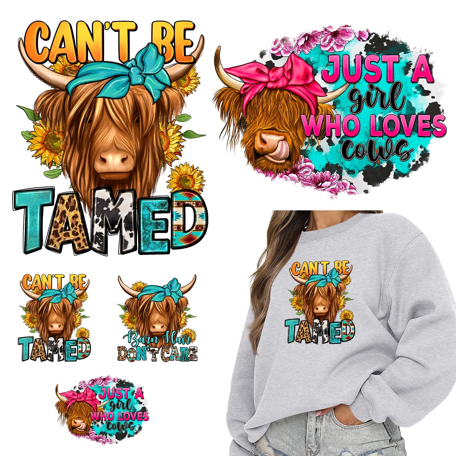 DTF Ready To Press Wholesale Custom Design Heat Press Stickers Transfer Heat Transfer Printing Stickers On T Shirt Fabric