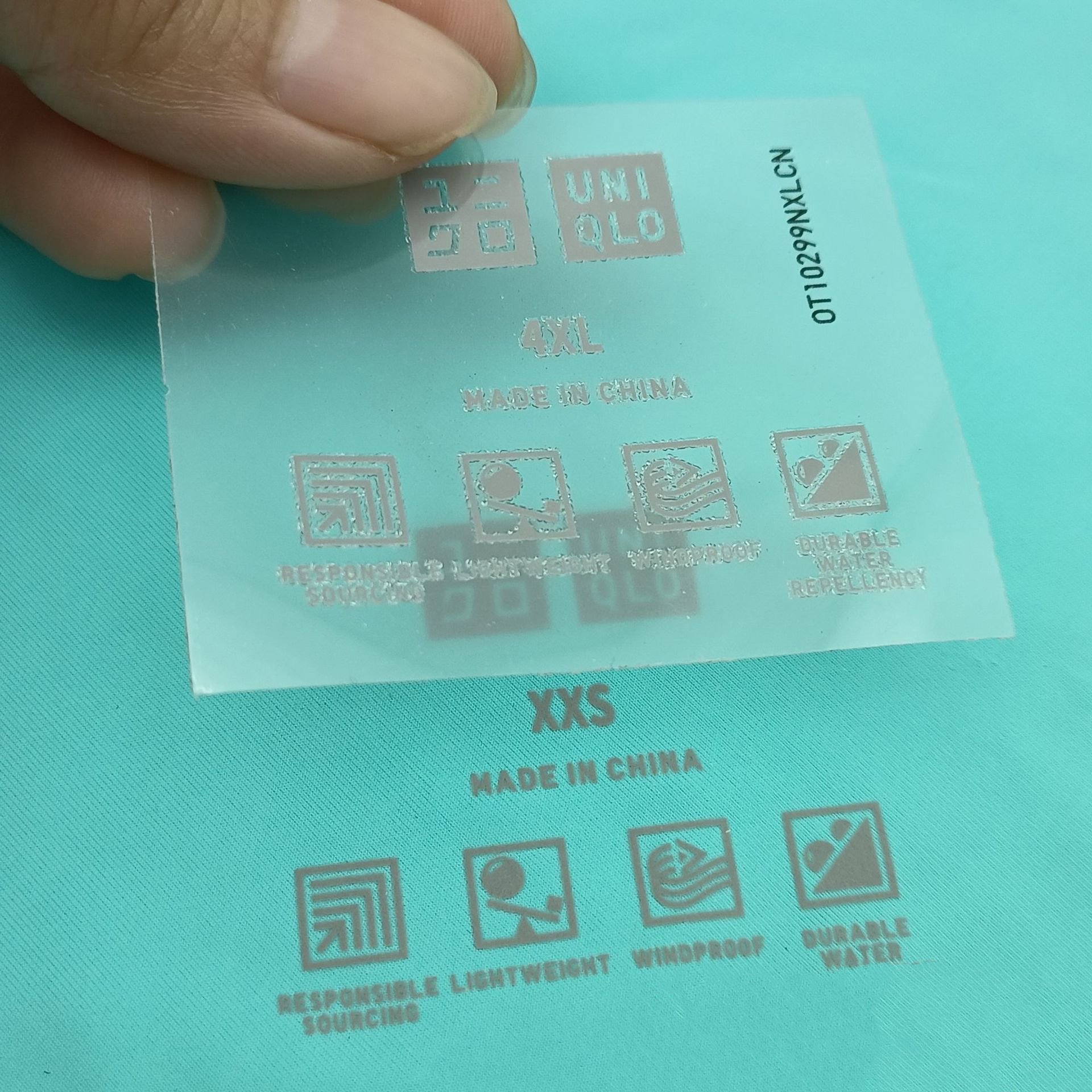Custom 3D Silicone Heat Transfer for Custom DTF Transfer Print Labels for Garment Labels