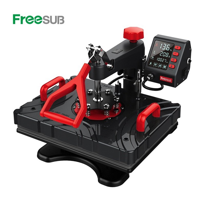 Freesub 5 in 1 combo heat press machine Tshirt sublimation machine t-shirt printing machine P8100-5