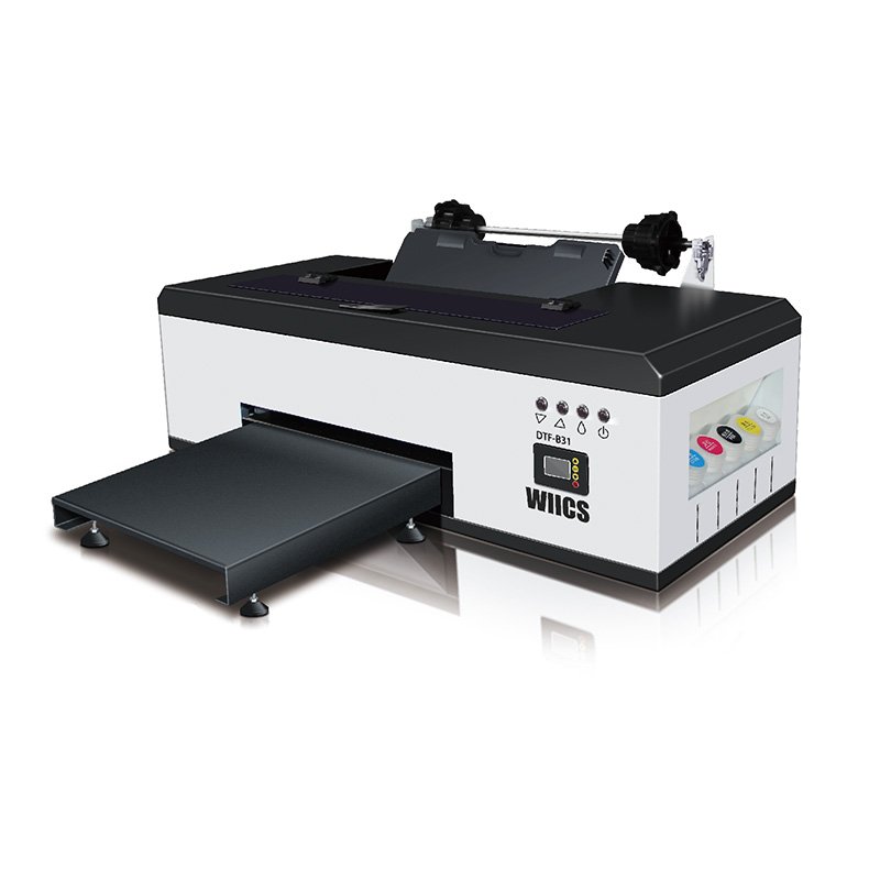 Digital Inkjet A3 30cm DTF Printer L1800 R1390 printhead Clothes T Shirt Heat Transfer Printing Machine