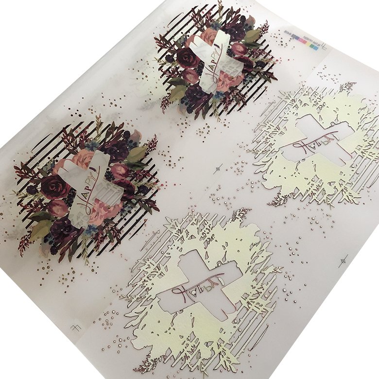 Wholesale washable full color dtf heat transfer stickers plastisol heat transfer vinyl label screen printed iron on for T-shirt