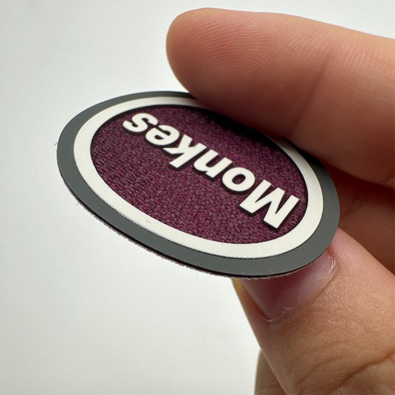 Custom Label Soft Silicone Heat Transfer Printing Iron-On Patch Print 3D Rubber Logo Printing Brand Label for Clothing